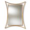 Baxton Studio Melia Modern Antique Gold Finished Rectangular Accent Wall Mirror 150-8897 - alternate 1